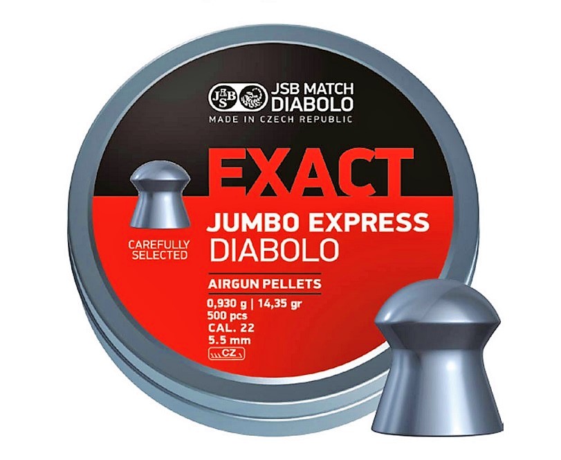 JSB Exact Jumbo Express 5.50mm Luchtdruk Kogeltjes blikje 250